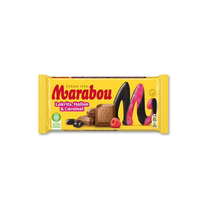 Marabou Licorice, Raspberry & Caramel